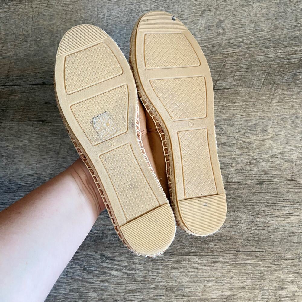 Tory Burch Tan Leather Flats - Picture 3 of 4